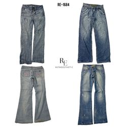 Jean en denim de l'ère Y2K de Britney (RE-1685)