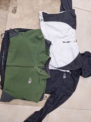 CT1252 Vintage The North Face Jaquetas com Zíper