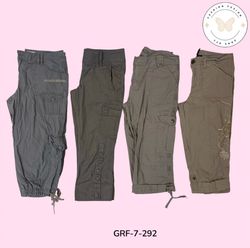 Calças Capri Cargo Cinzas – Estilo Streetwear Urba..