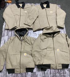Vestes Carhartt Active et Detroit Rework - Beige