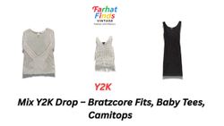 *ミックス Y2K ドロップ – ブラッツコア フィット、ベビーティー、カミトップ - FFV 00..