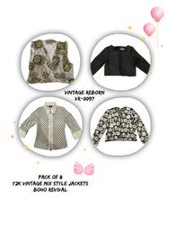 Veste Y2K Boho Mix : Vestes de renouveau vintage (..