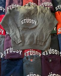 Rework style sweatshirts stussy.