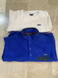 Patagonia sweater and fleece Jacket