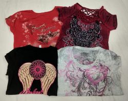 IQ0402 Y2k Pixel Pretty Baby Tees