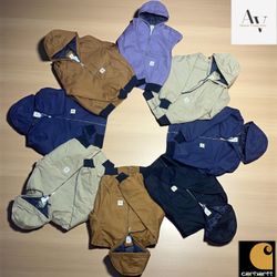 Carhartt rework style all colour hoodie jackets