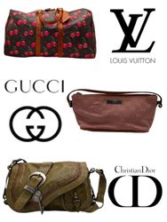 LX115 LV, Christian Dior, Gucci, Vintage Coach Bag..