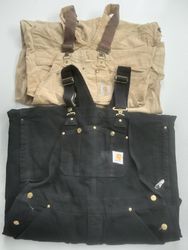 Salopette con marchio Carhartt