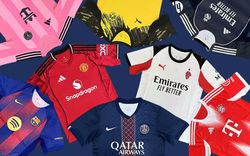 Des T-shirts de club de football