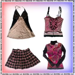 Goth Barbie Bundle - Camicie, top, vestiti e gonne..