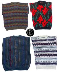 Vintage bedruckte Pullover: Pi 235