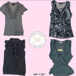 Blusa de Manga Curta Estampada Cinza Trendy – Must..
