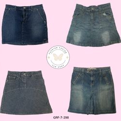 Saia Midi de Denim Chic para Mulheres – Estilo Str..