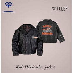 Kinder Harley Davidson Lederjacke (DV -7- 336)