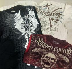 Camisas de Tecido CT1222 Skull