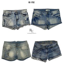 Y2K Retro Stil Denim Shorts (RE-1702)