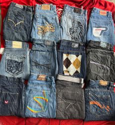 Pantalons en denim hip hop