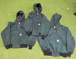 Rework-Stil Carhartt Kapuzenjacke