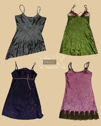 Vestido de seda Y2K (YV-240)