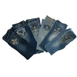 bootcut embroided jean
