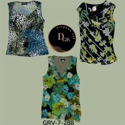 Short sleeve poly blouse (GRV-7-288)