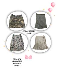 Y2K Skirt Collection:  Vintage Mix Styles (Vr-101)