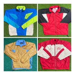 Veste coupe-vent en nylon Nike/marquée.