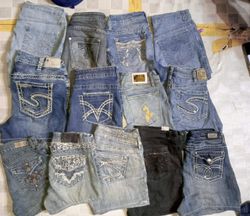 SILVER AND OTHER BRAND MINI MICRO SHORTS (MR710)
