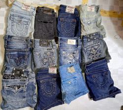 MISS ME TRUE RELIGION ROCK REVIVAL MINI MICRO SHOR..