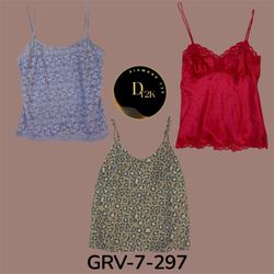 Blusas de alças Y2K mix (GRV-7-297)