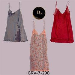 Mistura de Vestidos de Seda Slip (GRV-7-298)