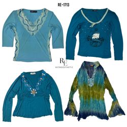 Tops à manches longues Y2K Sirène Fille (RE-1713)
