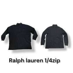 Ralph Lauren demi-zipper