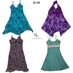 Y2K A Era da Garota Misteriosa Vestidos de Verão (..