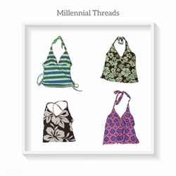 Y2K Flowery Cami Tops (MT-004)