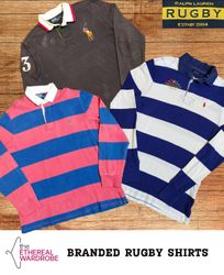 Chemises de rugby de marque, y compris Ralph Laure..