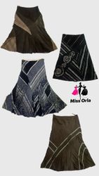 Y2k einzigartige Cordstoff Maxi (M-035)