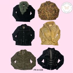 Vegan Leather & Suede Patch Jacket – Urban Cool (P..