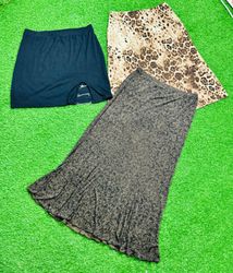Women jersey mix skirts