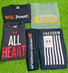 T-shirt Under Armour e Champion