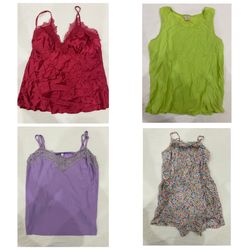 Bundle slip e camicia Y2k vibrazioni romantiche sv..