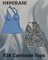 Y2K Cami Tops
