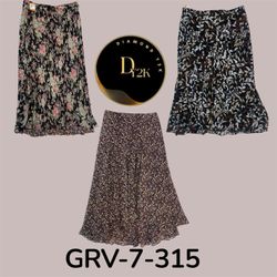Y2K poly skirt (GRV-7-315)