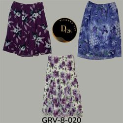 Y2K purple poly maxi skirt (GRV-8-020)