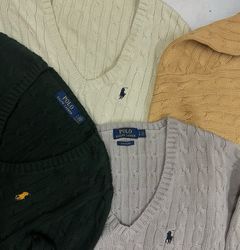 Tricot en cable Ralf Lauren polo tricot