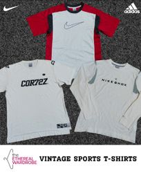 Vintage Sports T-shirts/Jerseys Including Nike, Ad..