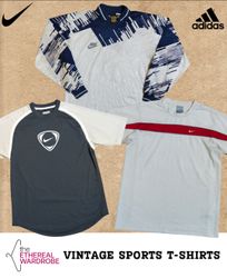 Vintage Sports T-shirts/Jerseys Including Nike, Ad..