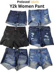 Bundle di pantaloni corti da donna Y2K -..