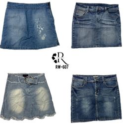 Y2K Britney Era Denim Mini skirts (RW-607)