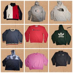 Conjunto de Hoodies e Sweats de Marcas Famosas - v..